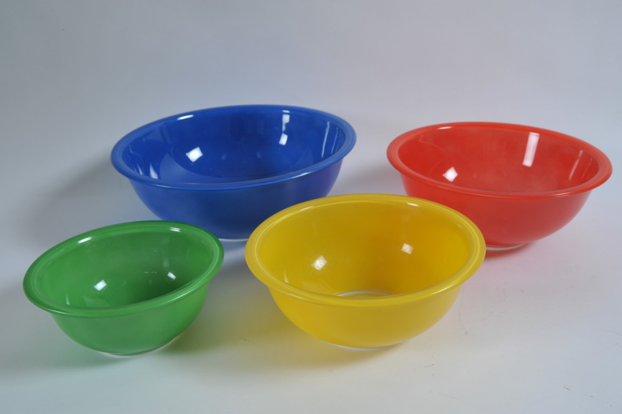 Vintage Pyrex Primary Color Mixing Bowls