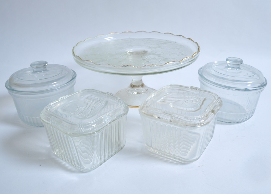 Glass Serving and Storage Piece Assortment