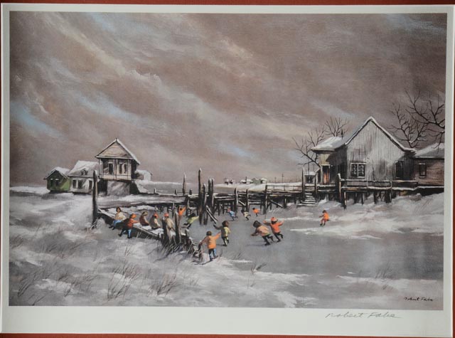 Signed Robert Fabe Lithograph