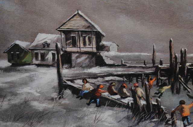 Signed Robert Fabe Lithograph