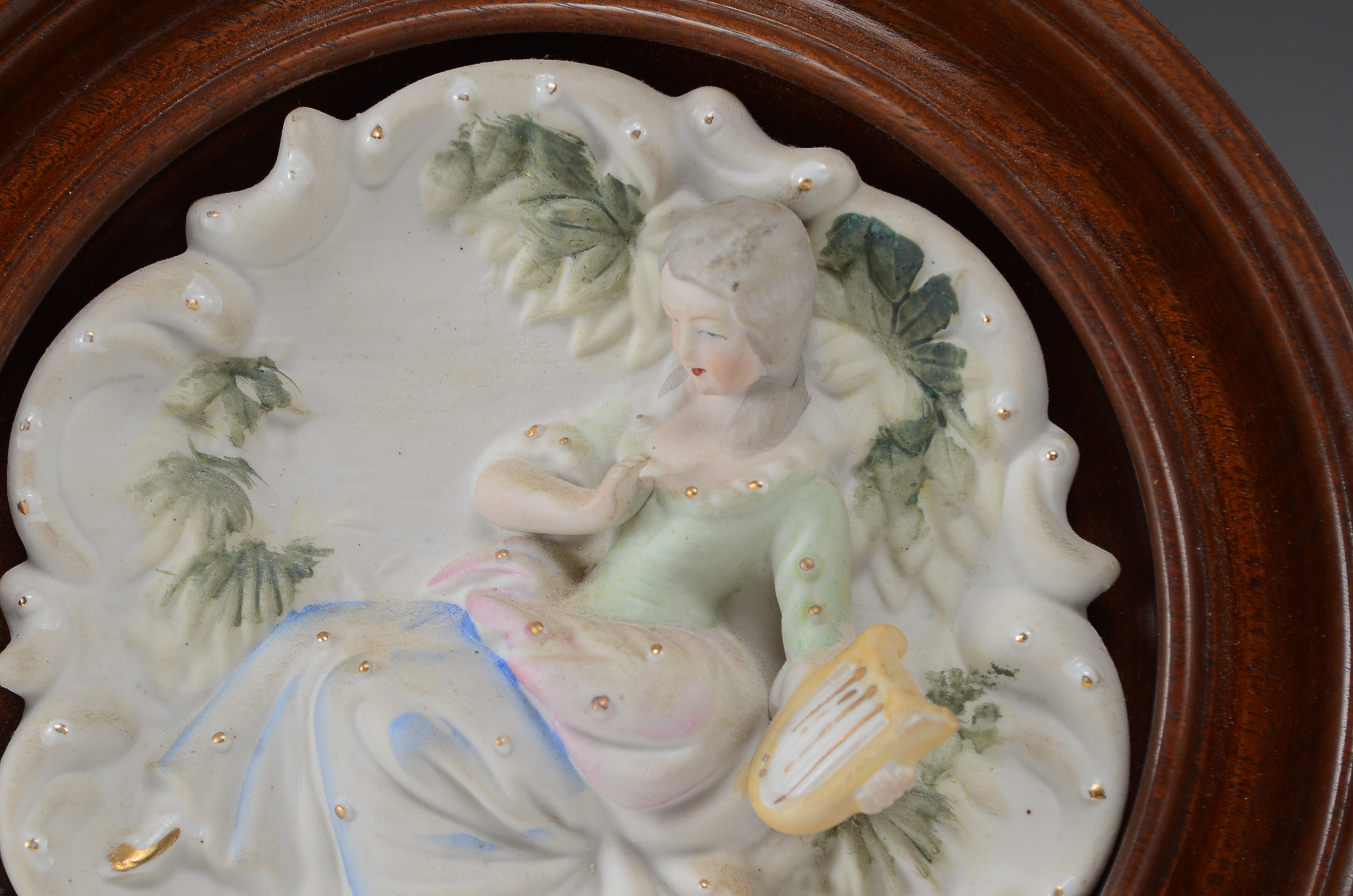 Vintage Porcelain Figurines and Chase Plaques