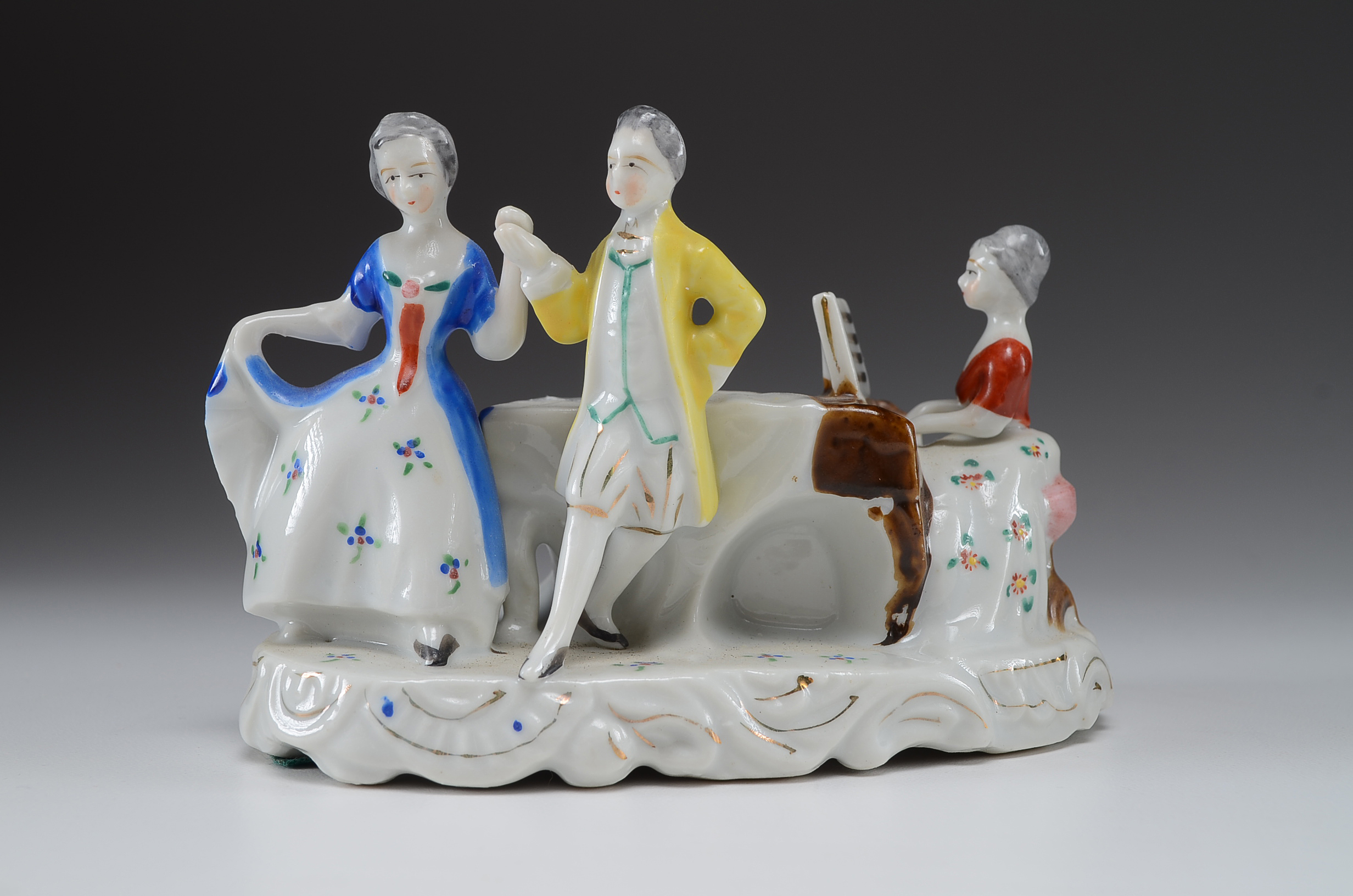 Vintage Porcelain Figurines and Chase Plaques