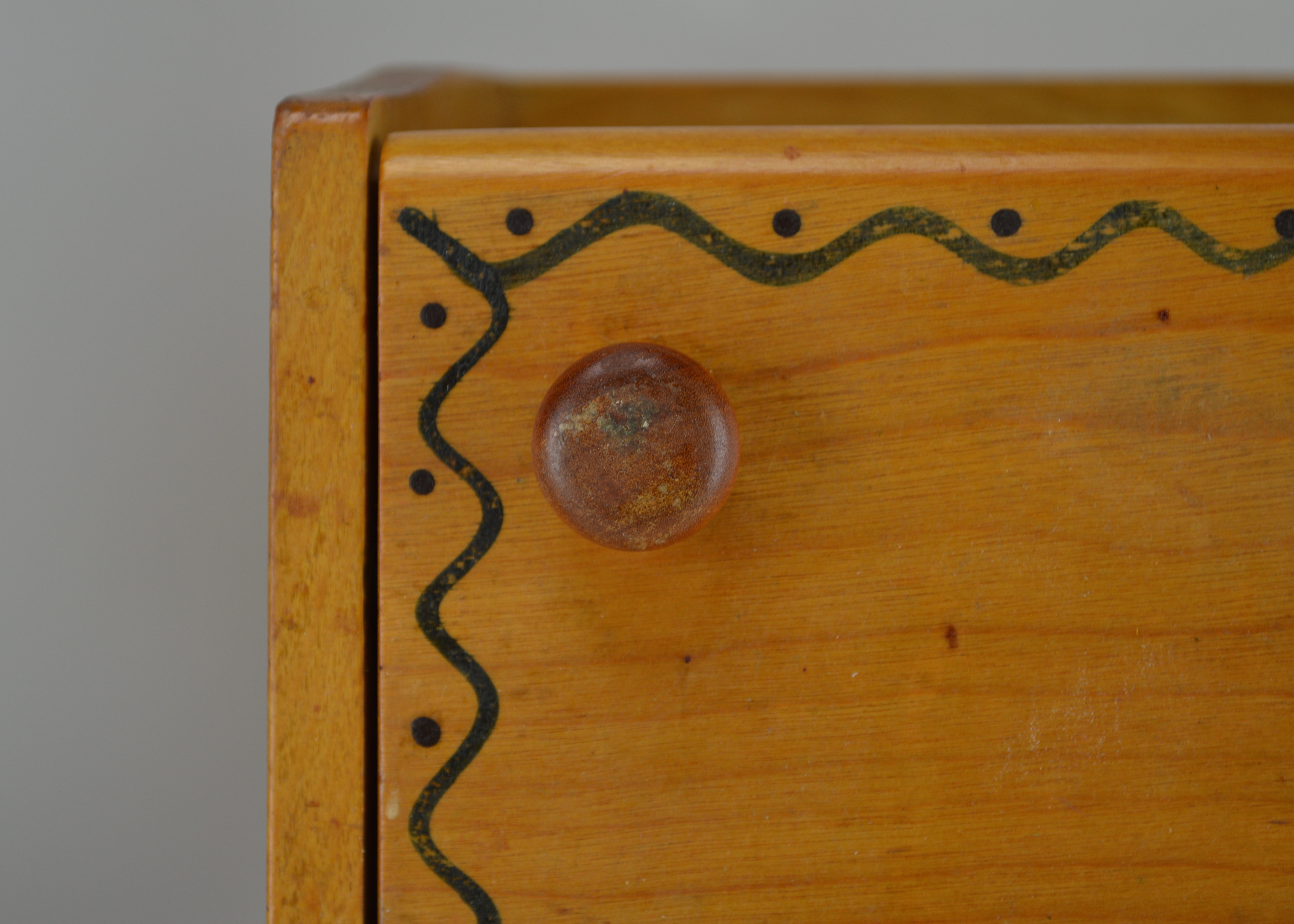 Rooster Themed Wood 'Woodpecker Ware' Canisters and Bread Box