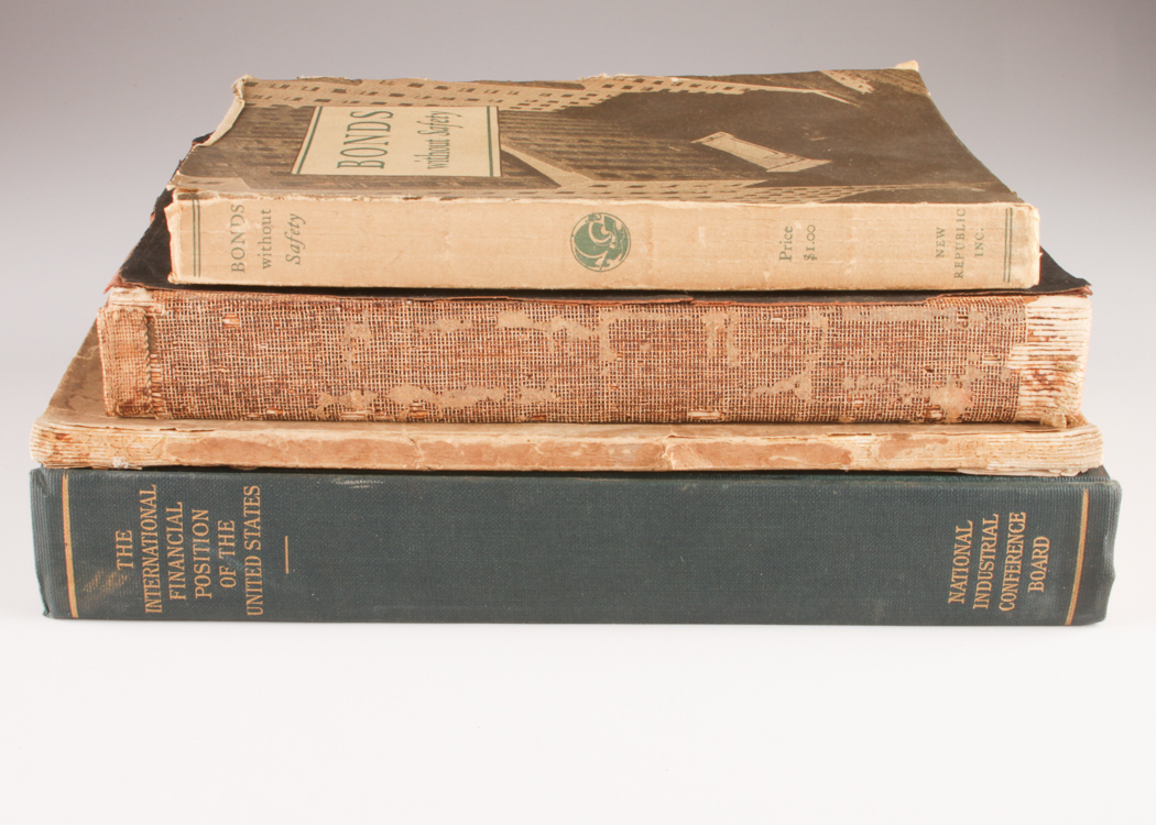 Vintage and Antique Financial Book Lot