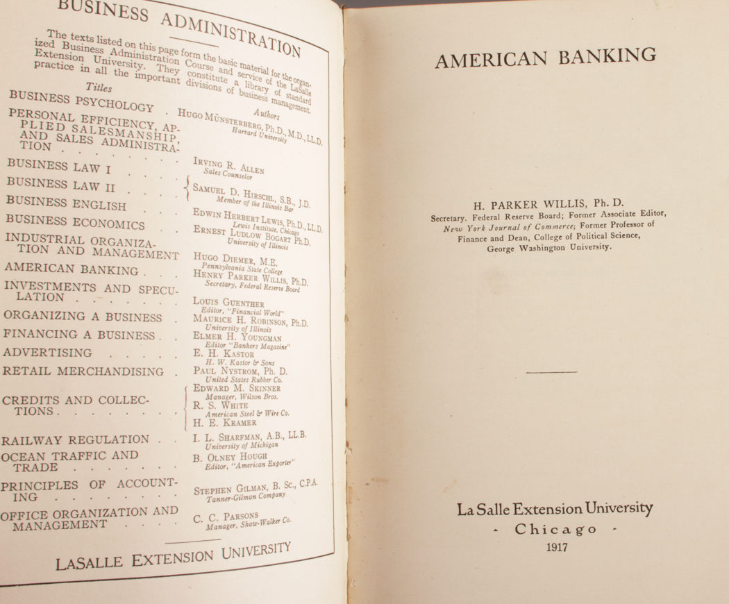 Vintage and Antique Financial Book Lot