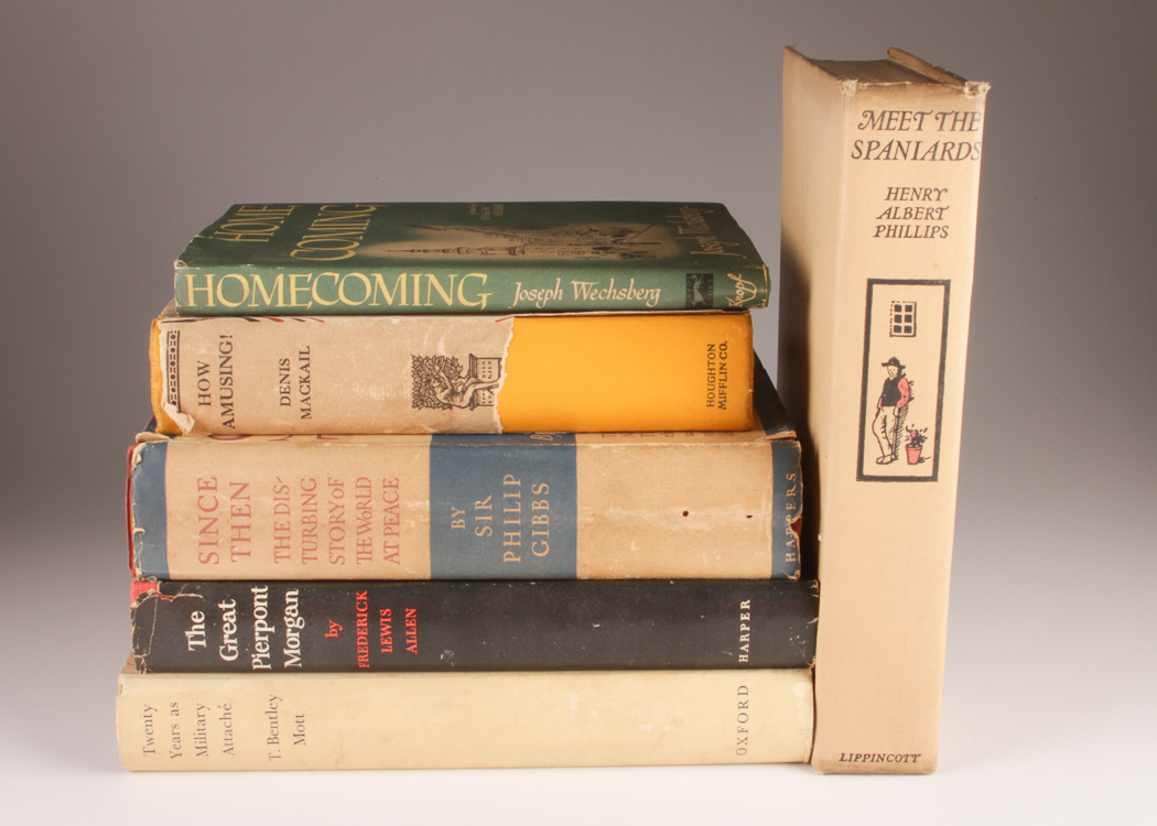 Vintage Travel, Biography, and Nonfiction Book Lot