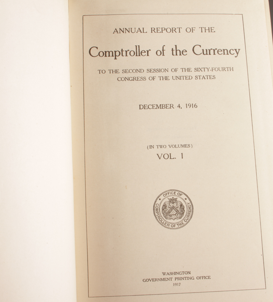 Five Vintage Banking Books