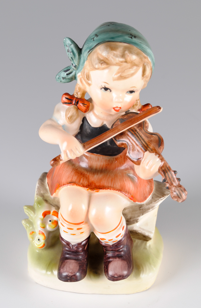 Group of Three Porcelain Little Girl Figurines