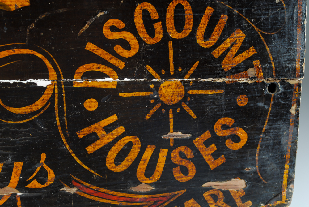 Antique Wood Store Sign