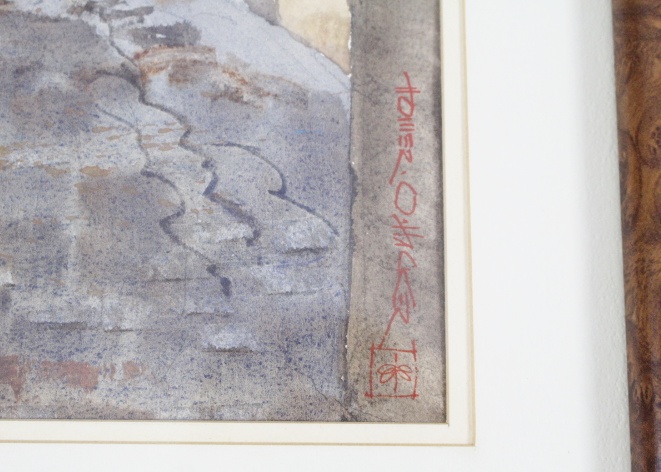 Original Watercolor Signed Homer Hacker