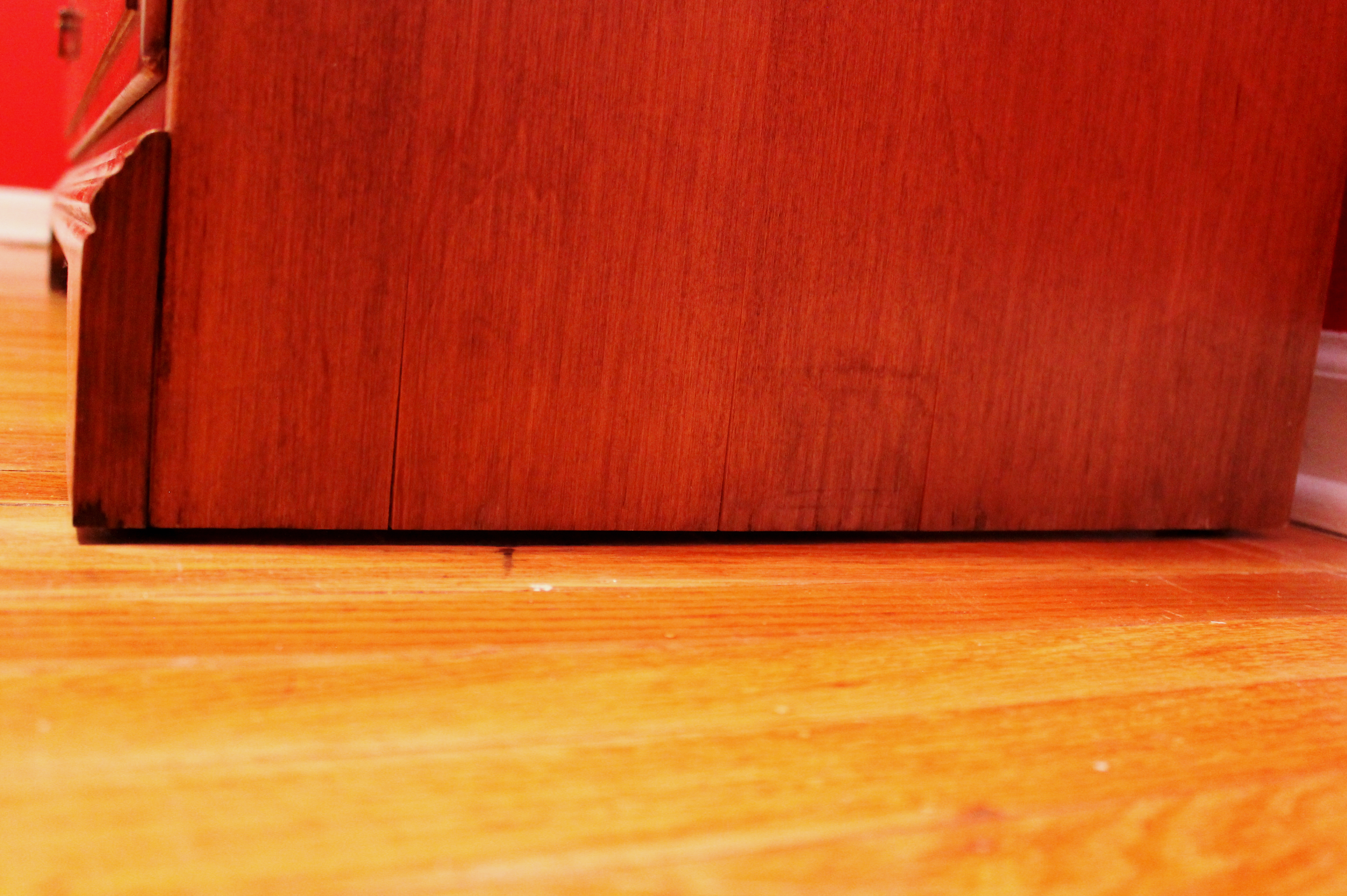 Vintage Kling Colonial Solid Maple Dresser with Framed Mirror