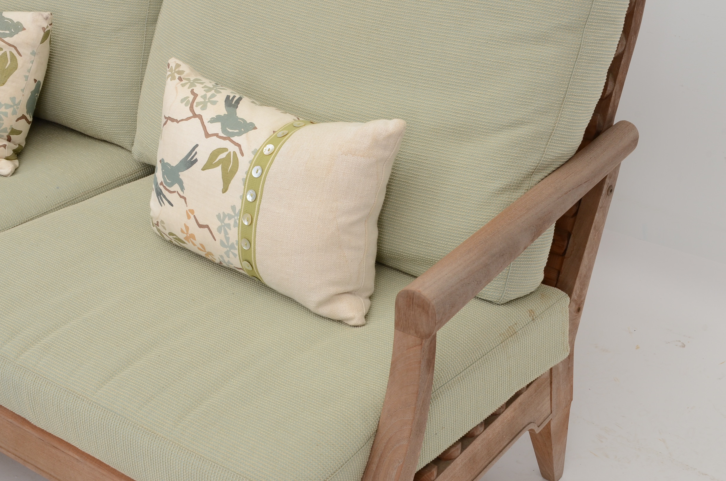 Gorgeous Solid Teak Outdoor Settee