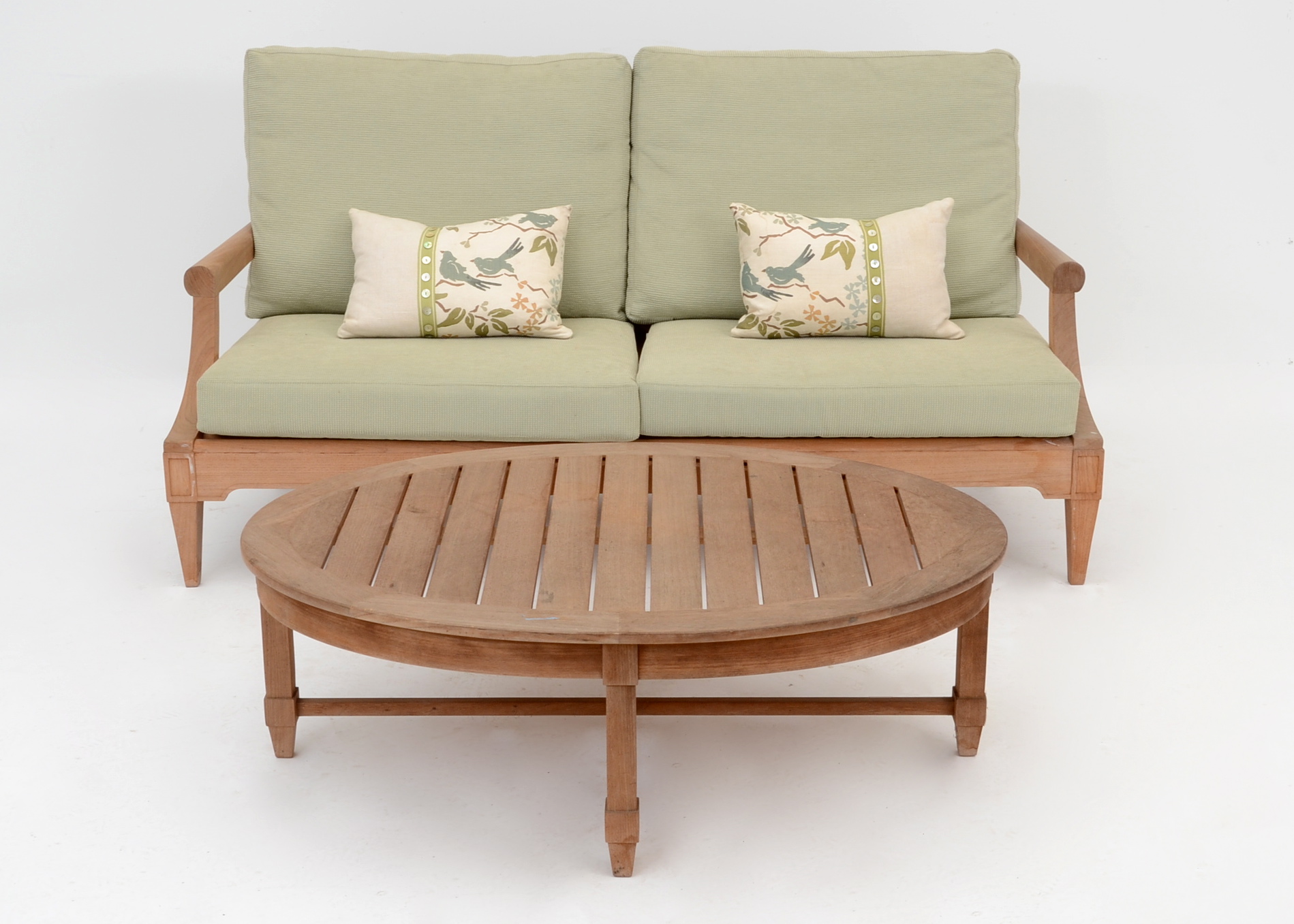 Gorgeous Solid Teak Outdoor Settee