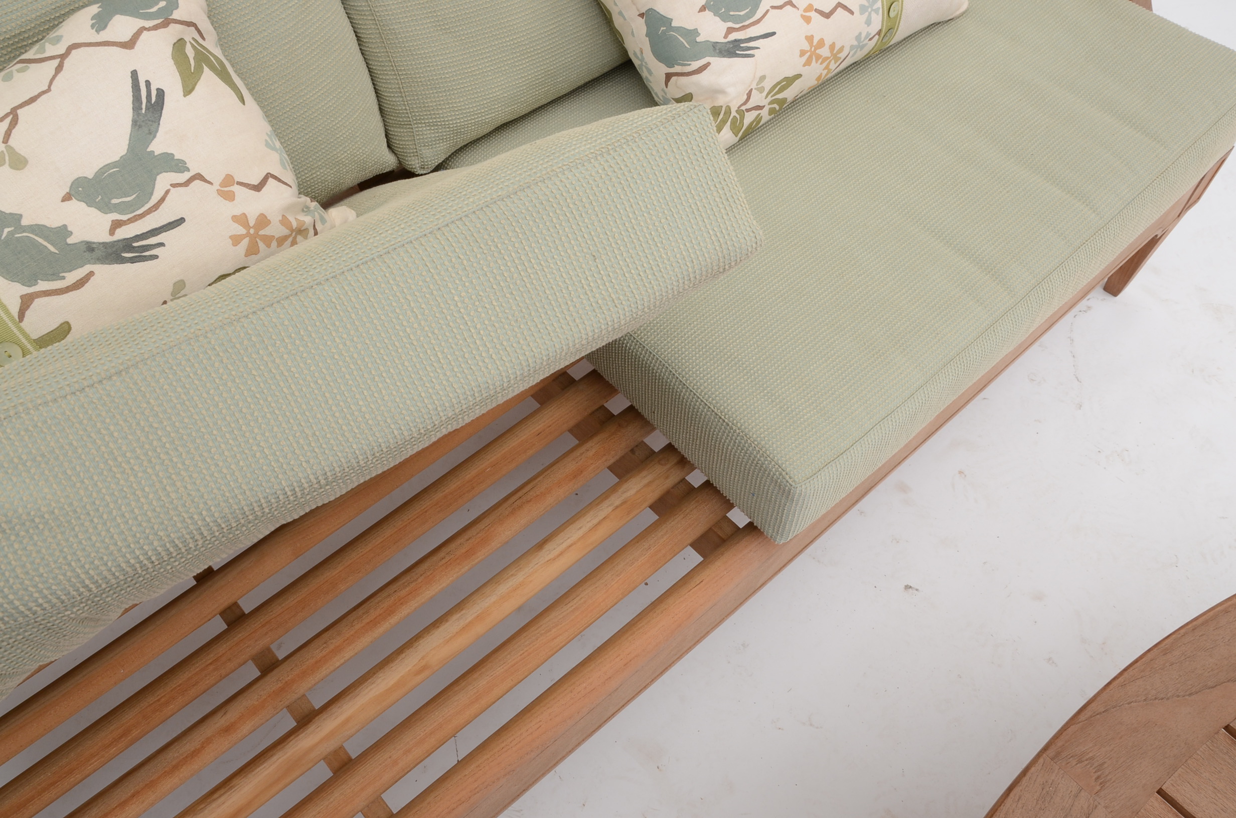 Gorgeous Solid Teak Outdoor Settee