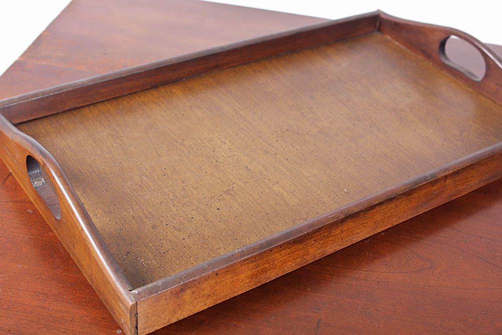 Vintage Wooden Tea Cart on Casters