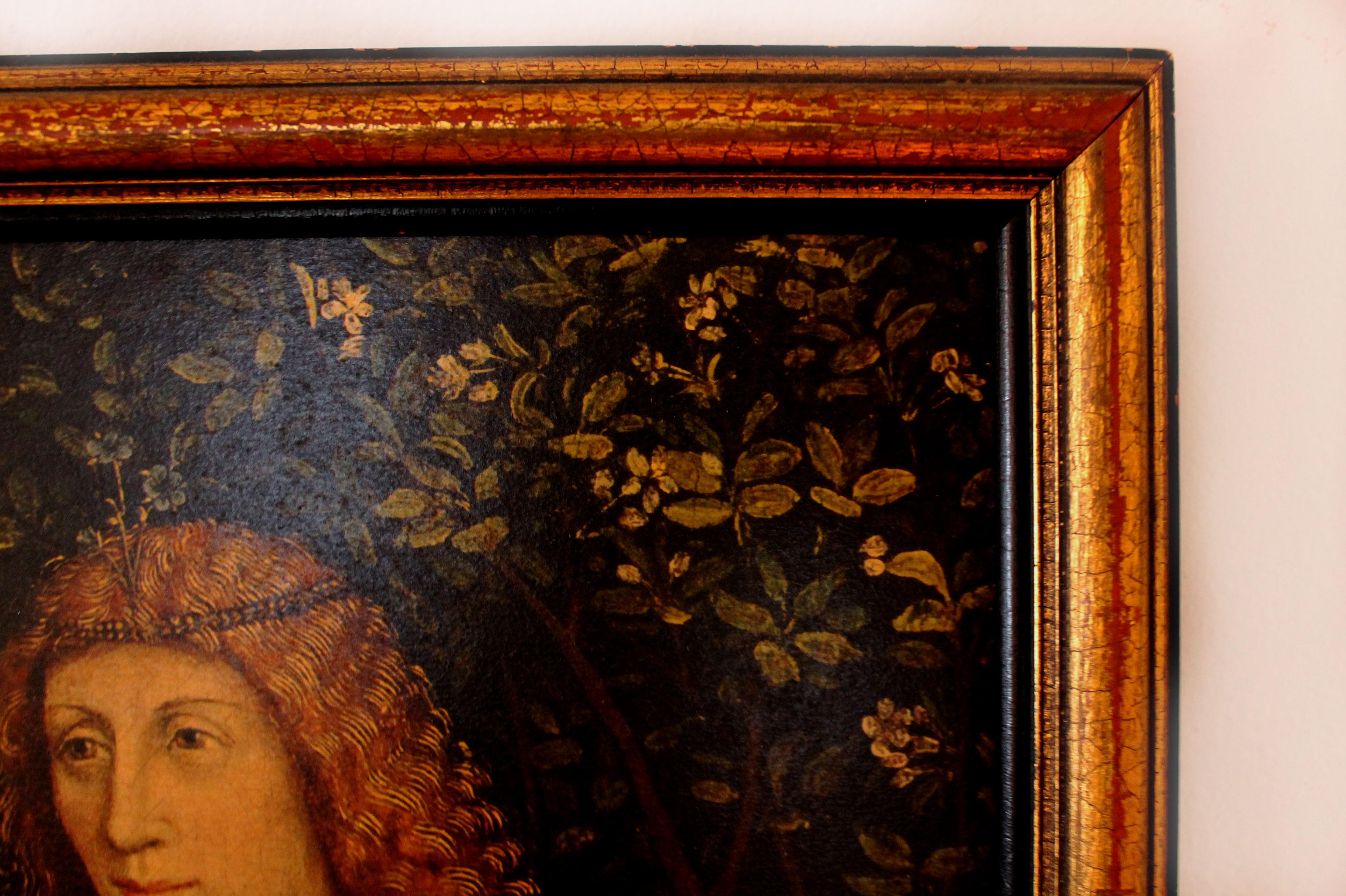 "The Two Lovers" Vintage Reproduction Print from Swabian School