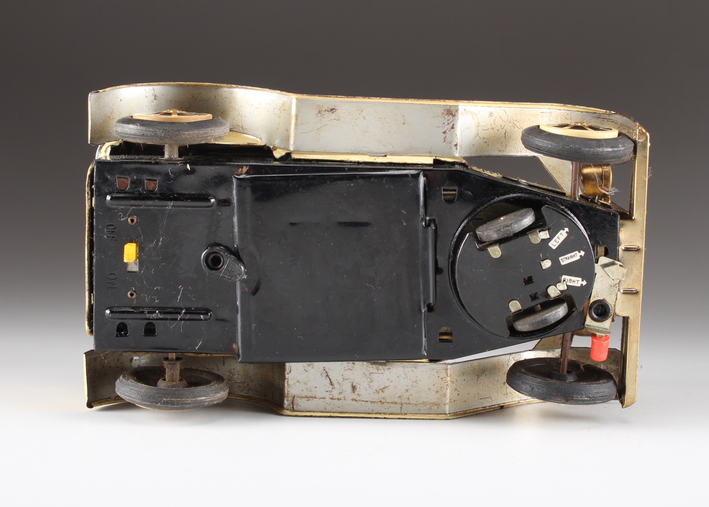 Vintage Alps "Grandpapa" Battery Operated Tin Car