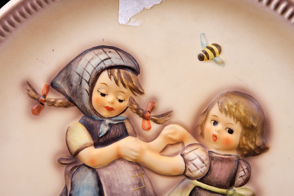 Assortment of Small Plates and Salt and Pepper Shakers