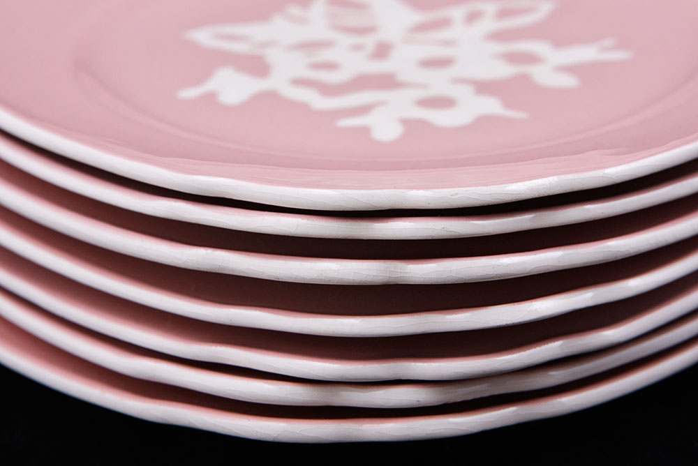 Assortment of Small Plates and Salt and Pepper Shakers