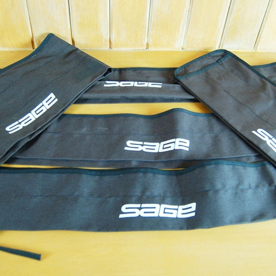 Five Sage Soft Cloth Fishing Rod Cases