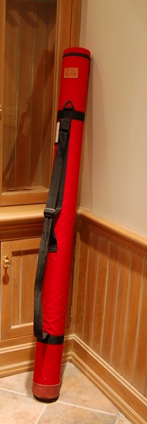 DB Dun Fly Fishing Rod Hard Case and Four Fly Fishing Rods