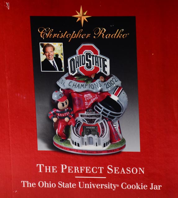 Christopher Radko The Ohio State University Cookie Jar