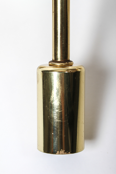 Pair of Vintage Brass Sputnik Semi-Flush Mount Light Fixtures