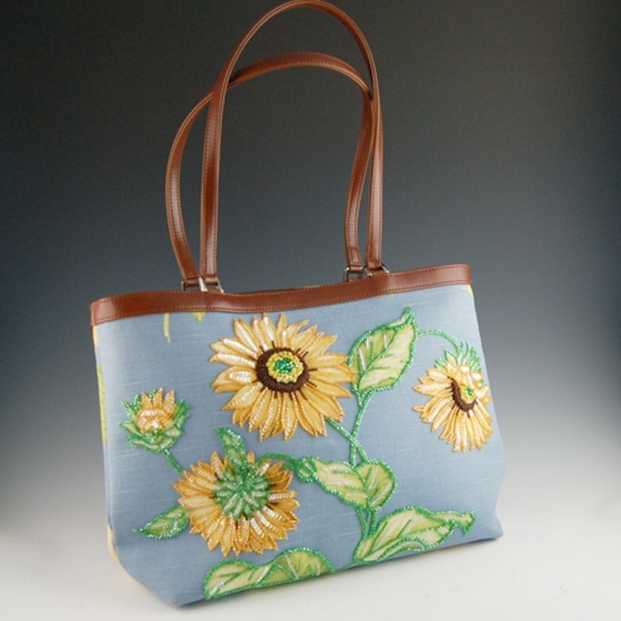 Isabella Fiore Sun Flower Decorative Handbag