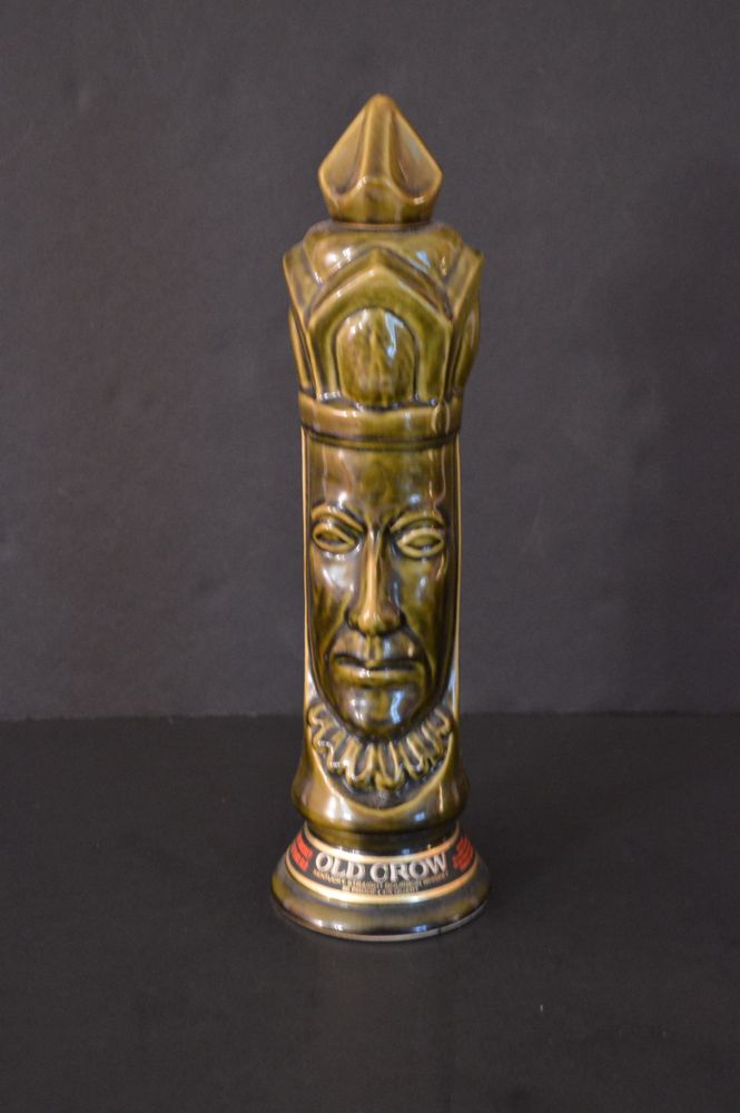 Vintage Green Decanters