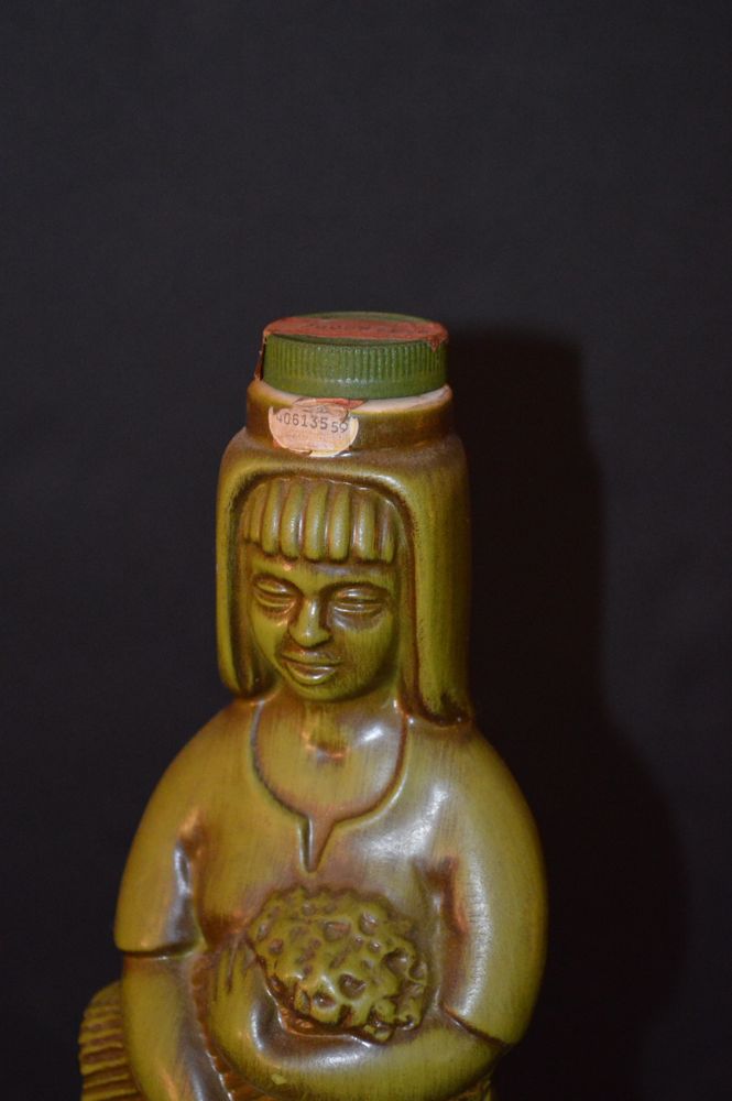 Vintage Green Decanters