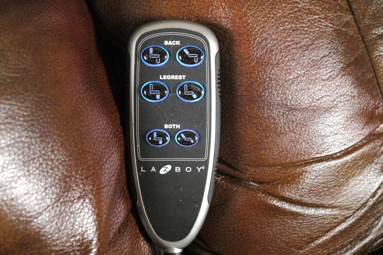 Leather Power Recliner by La-Z-Boy