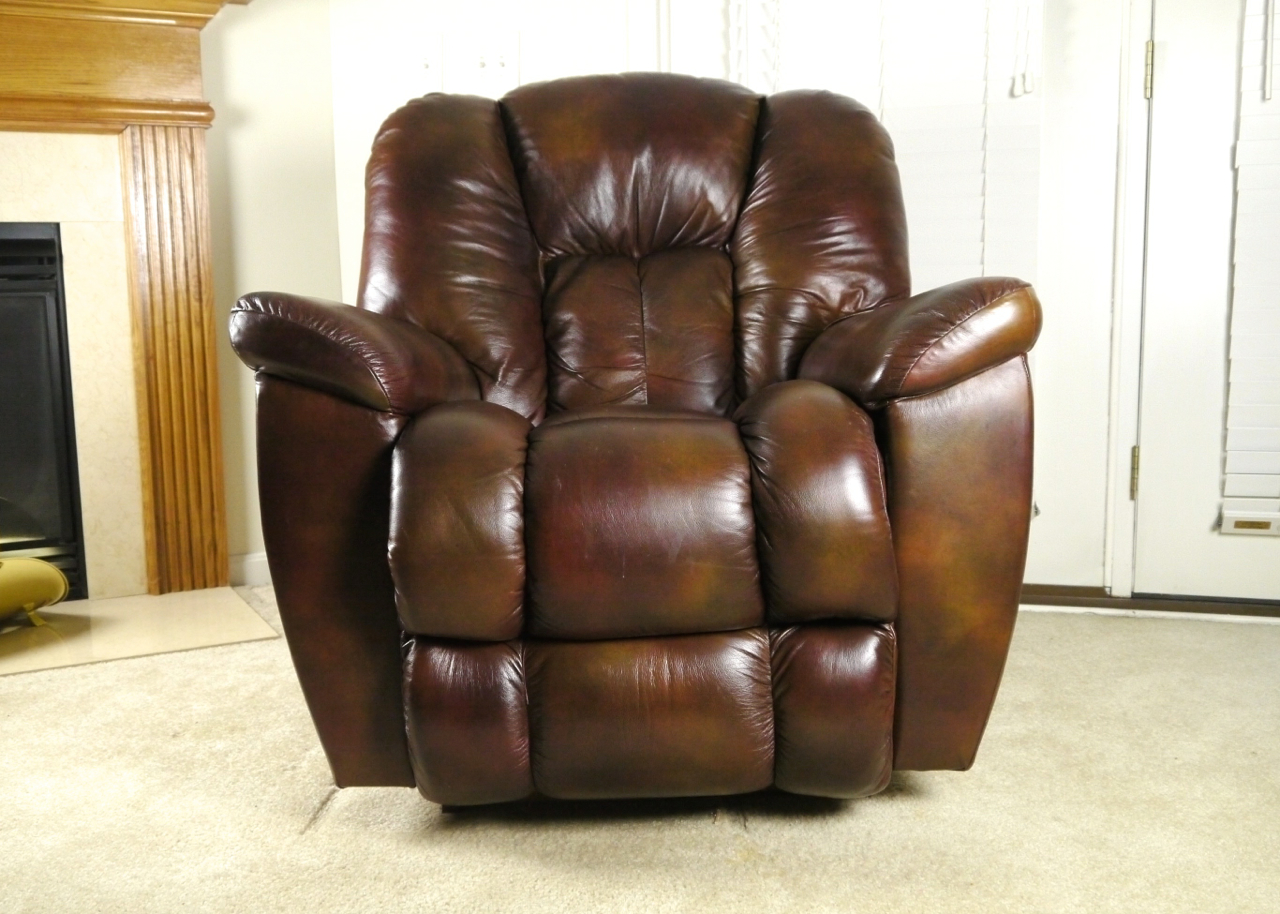 Leather Power Recliner by La-Z-Boy