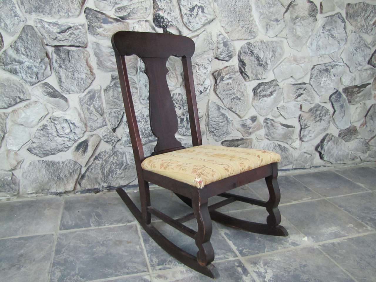 Small Antique Nursing Rocking Chair