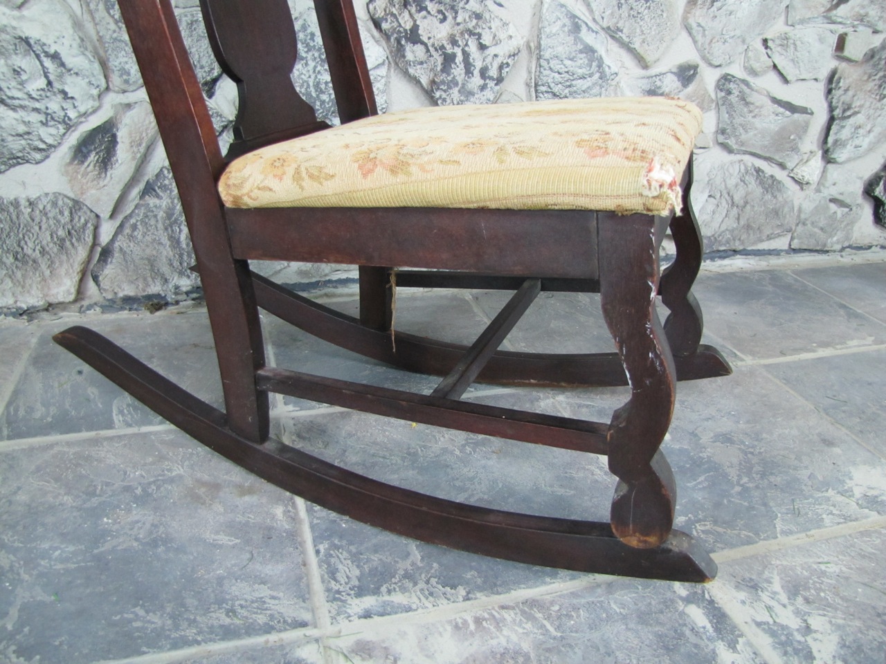 Small Antique Nursing Rocking Chair