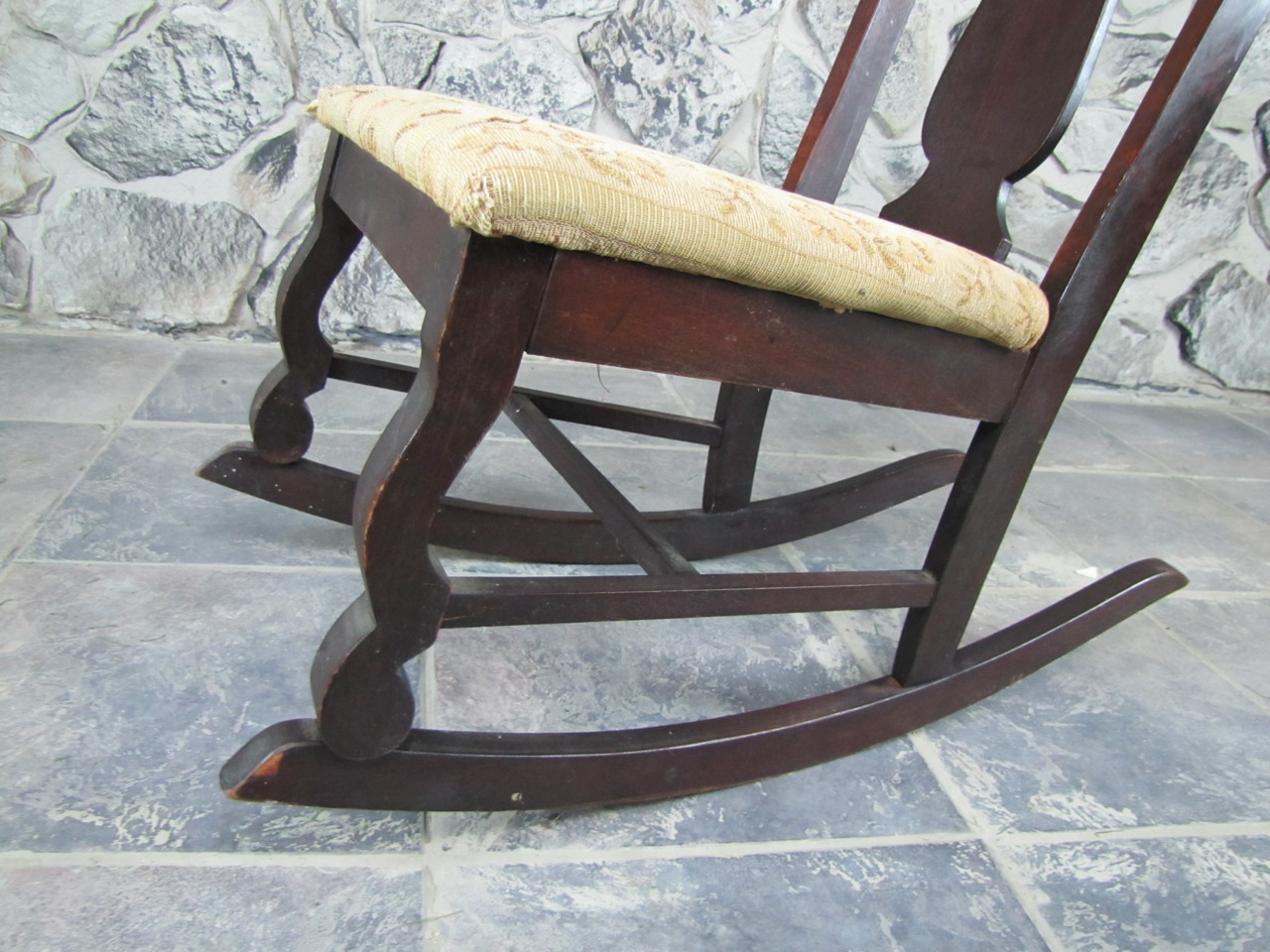 Small Antique Nursing Rocking Chair