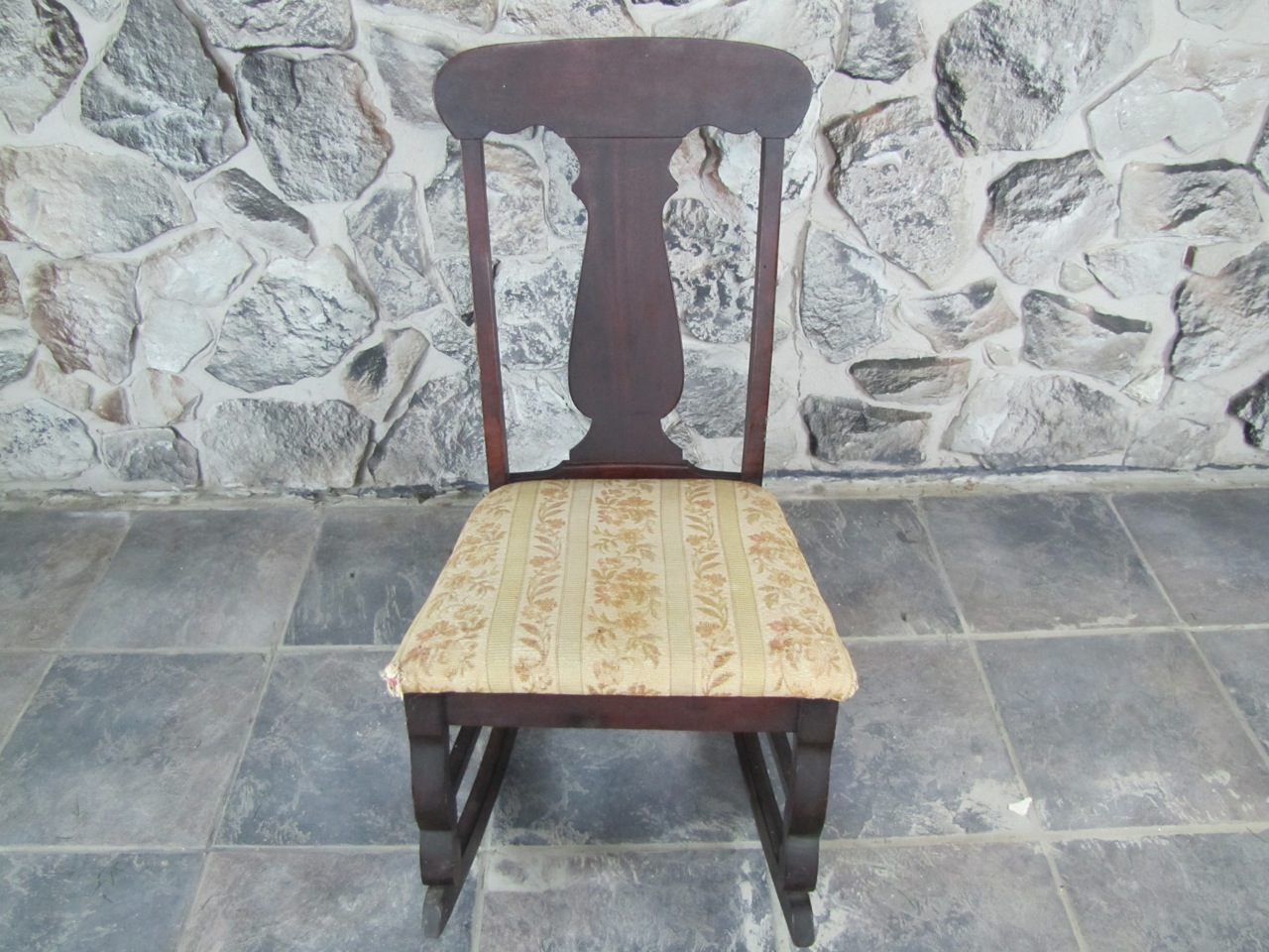 Small Antique Nursing Rocking Chair