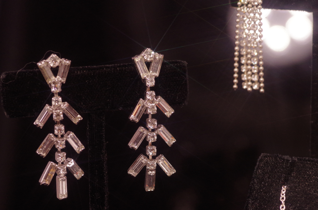 Two Pairs of Crystal Earrings