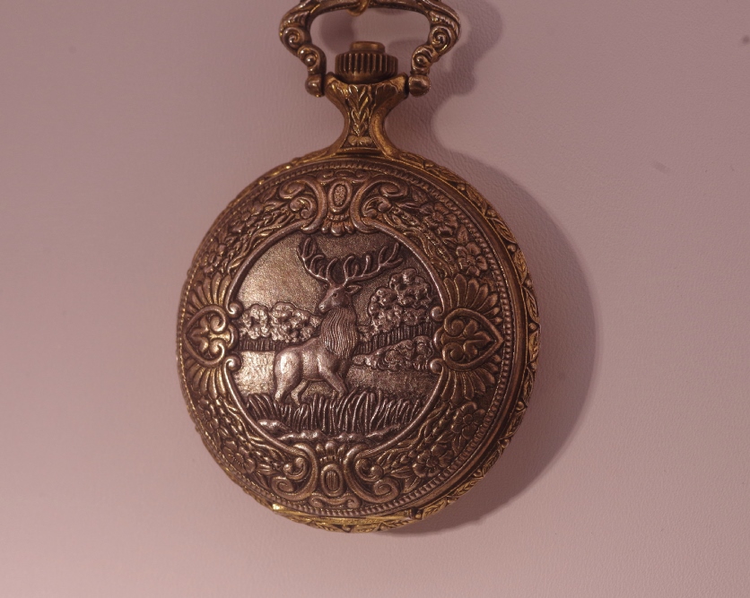 Vintage Swiss Made Majestron Quartz Pocket Watch