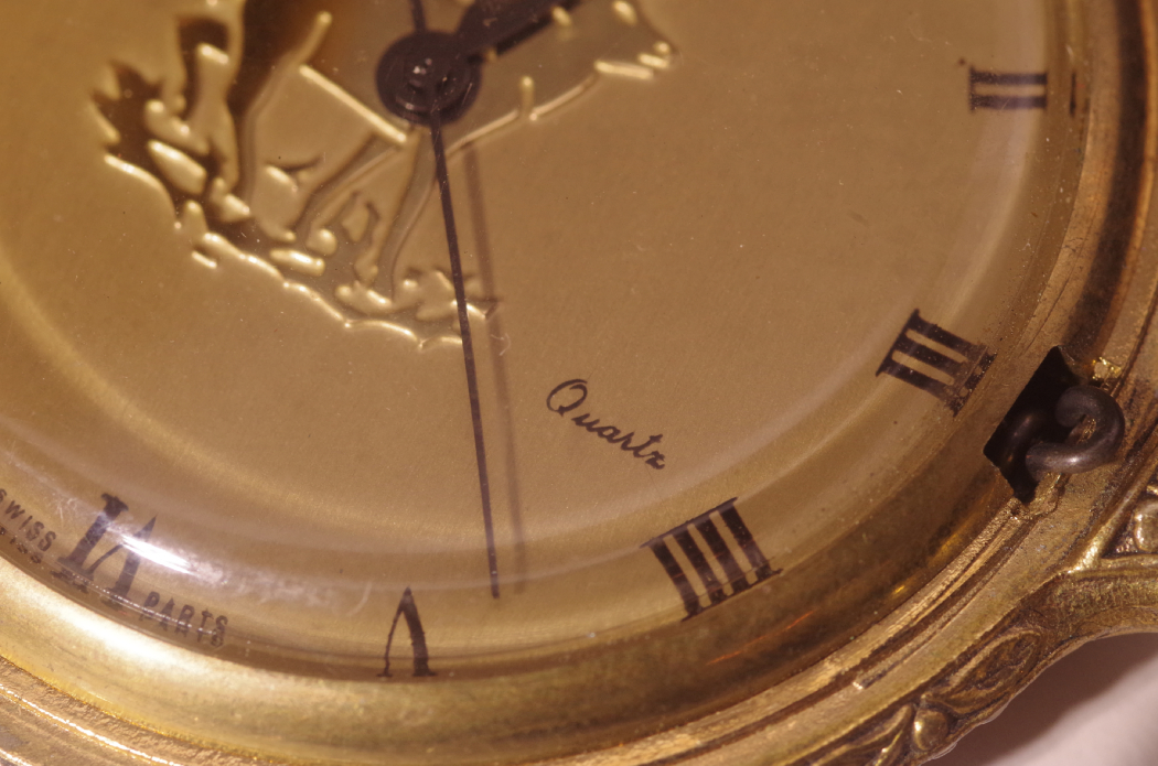 Vintage Swiss Made Majestron Quartz Pocket Watch