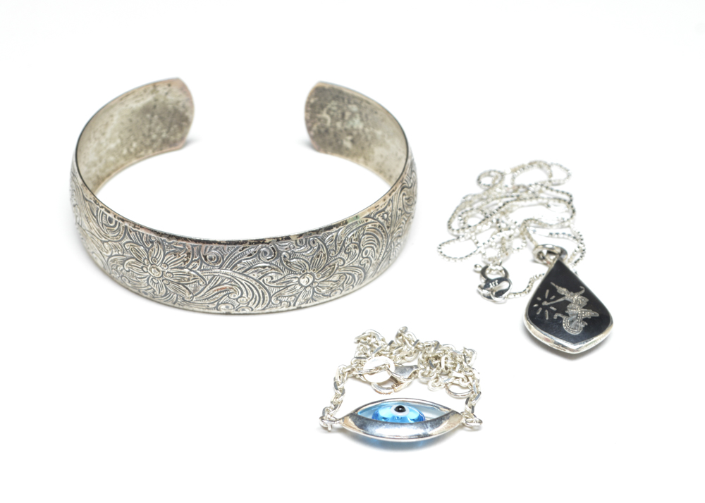Collection of Sterling Silver Jewelry