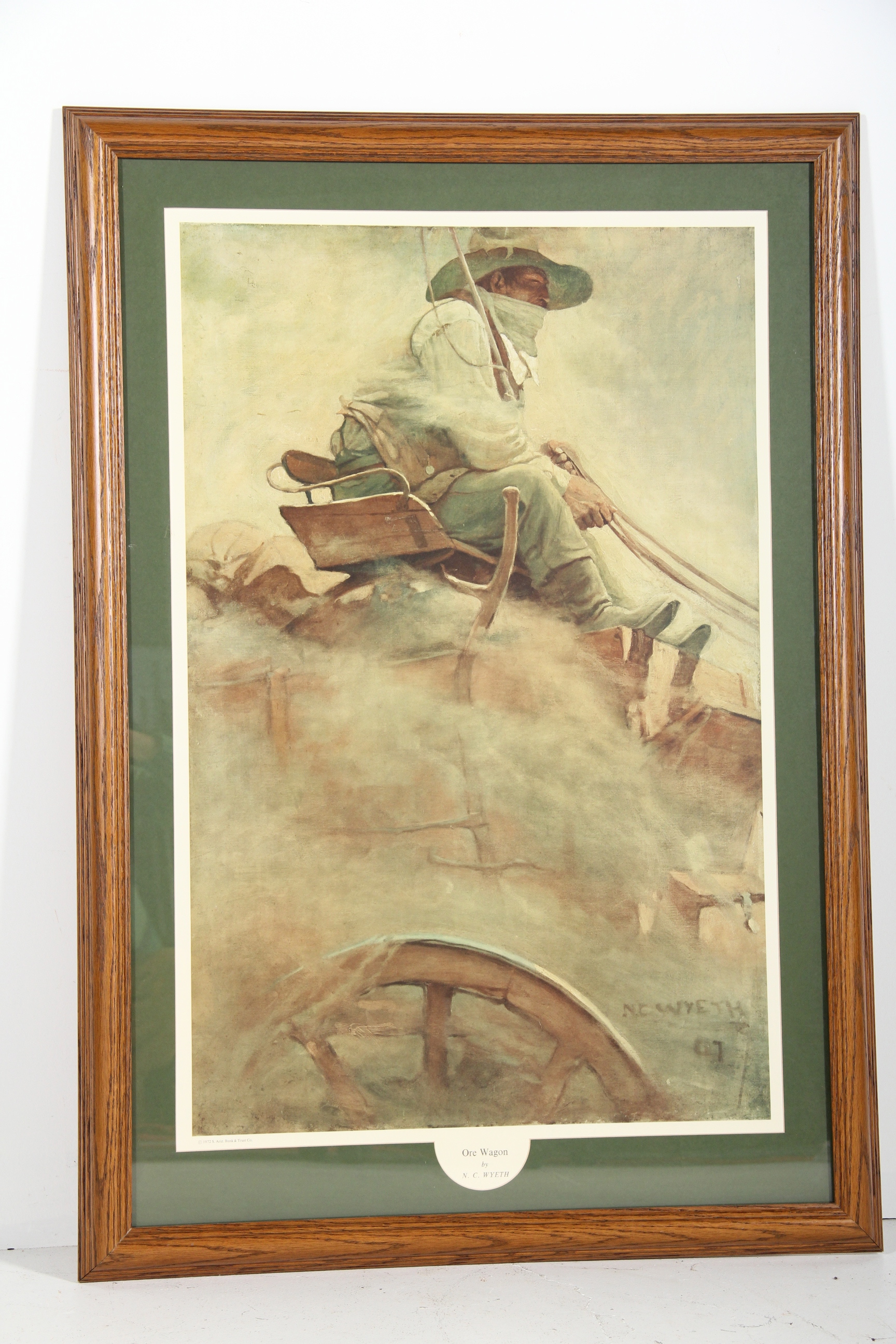 "Ore Wagon" Print After the Painting by N.C. Wyeth
