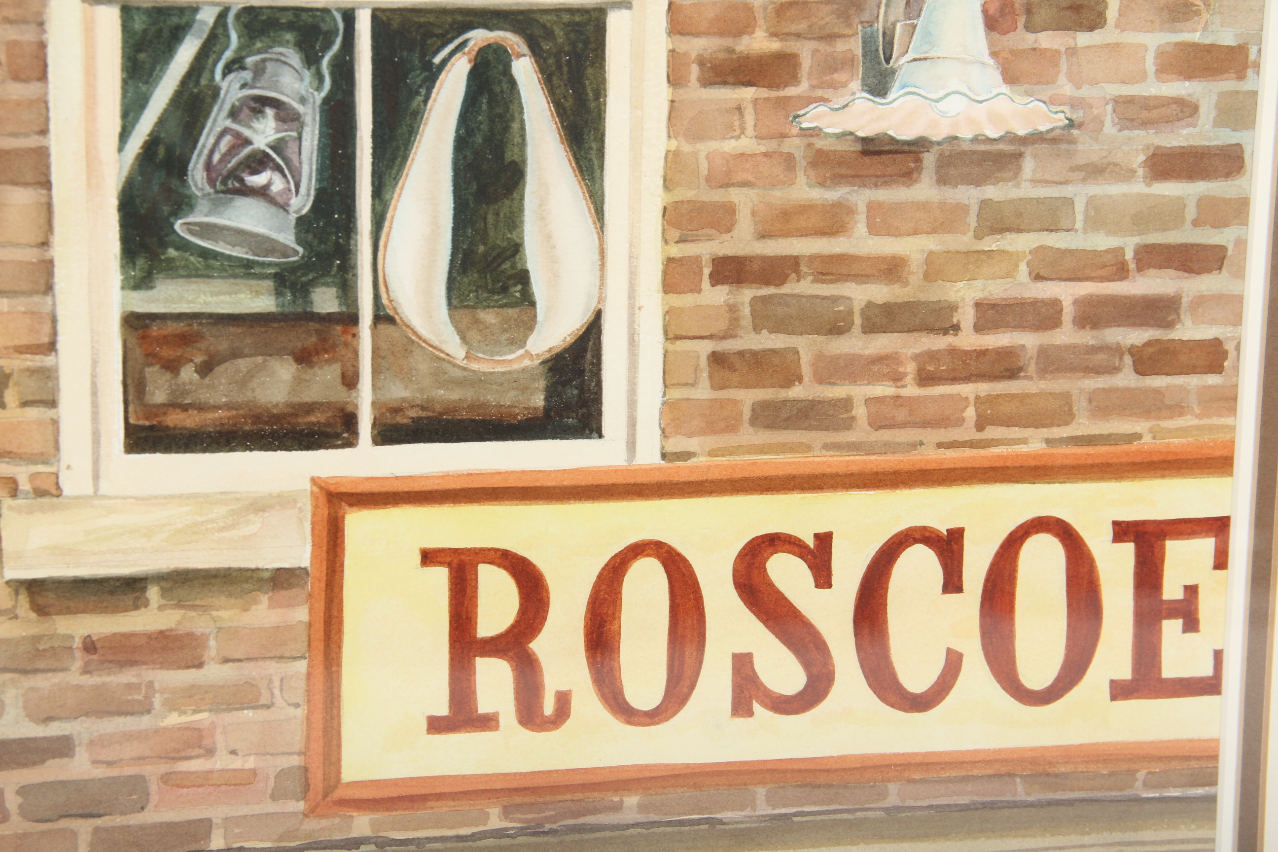 "Roscoe General Store" Original Painting by Wayne Romans