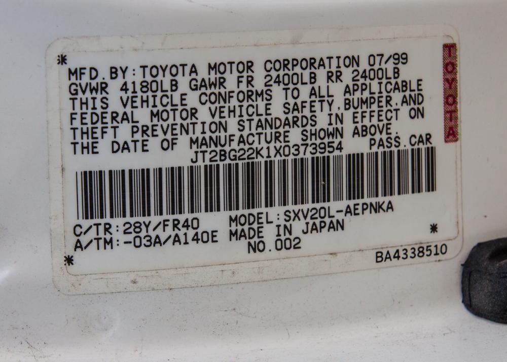 1999 Toyota Camry