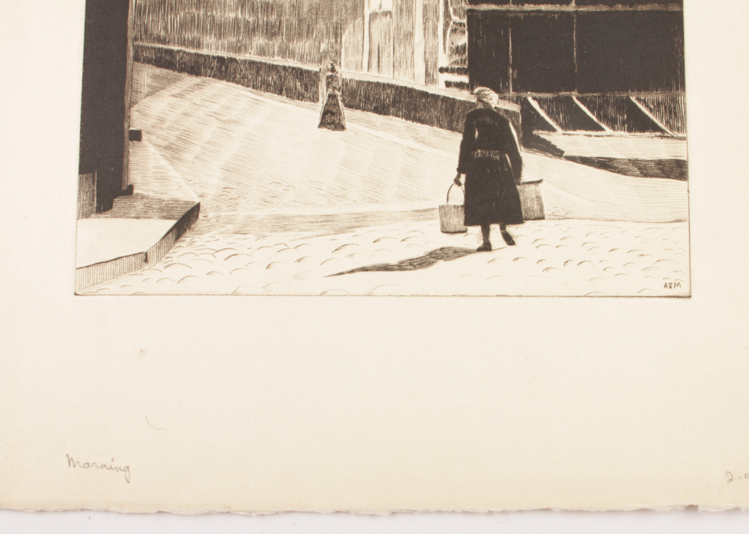 Graeme Mitchell Original Dry Point Etching