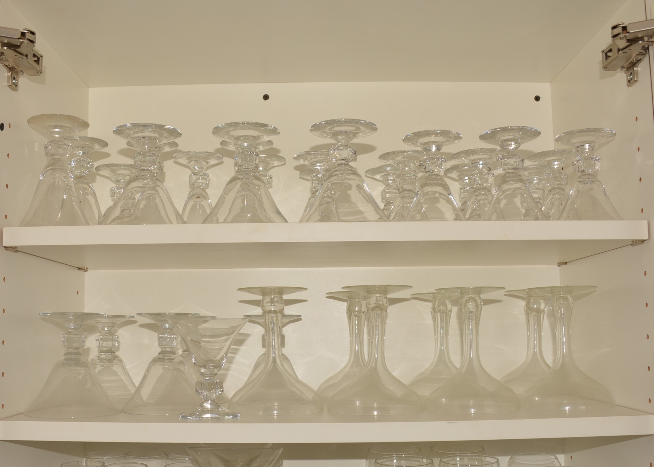 Collection of Champagne, Liqueur and Dessert Glasses