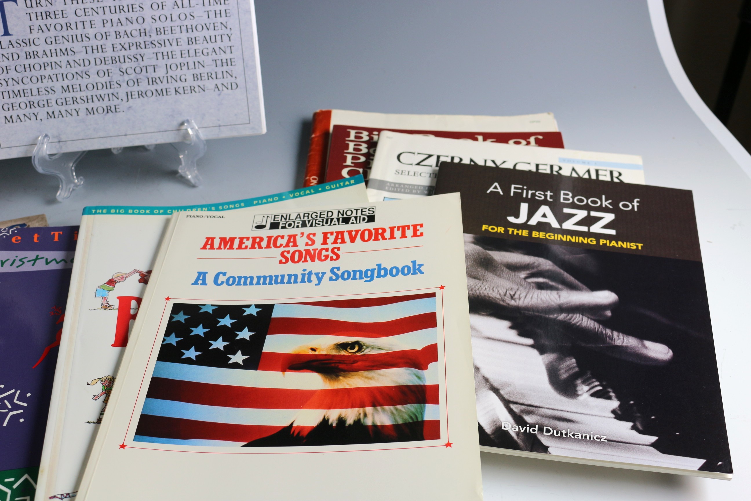 Lot of 13 Music Books for Piano, Guitar, and Vocalist