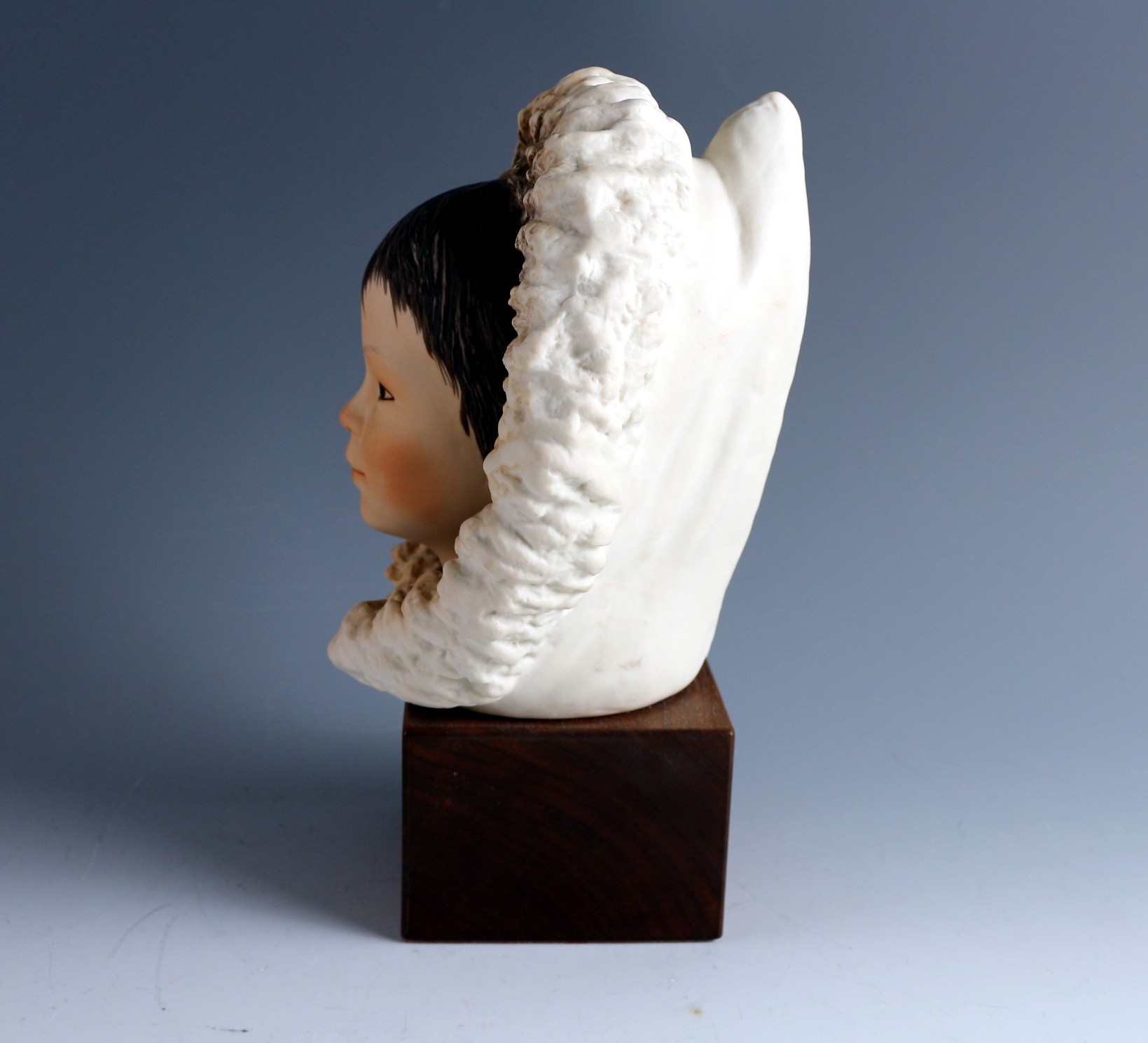 Vintage 1976 Cybis USA Bisque Young Eskimo Boy