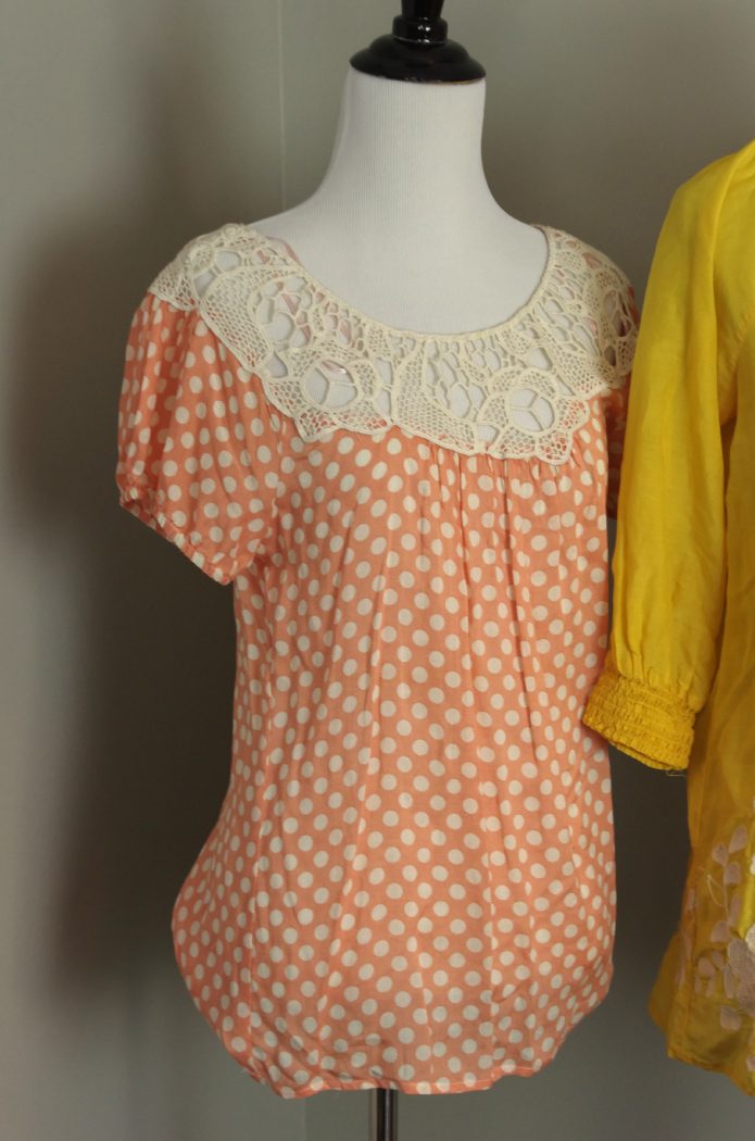 Collection of Women's Vintage Tops and Sweaters  in Pastels