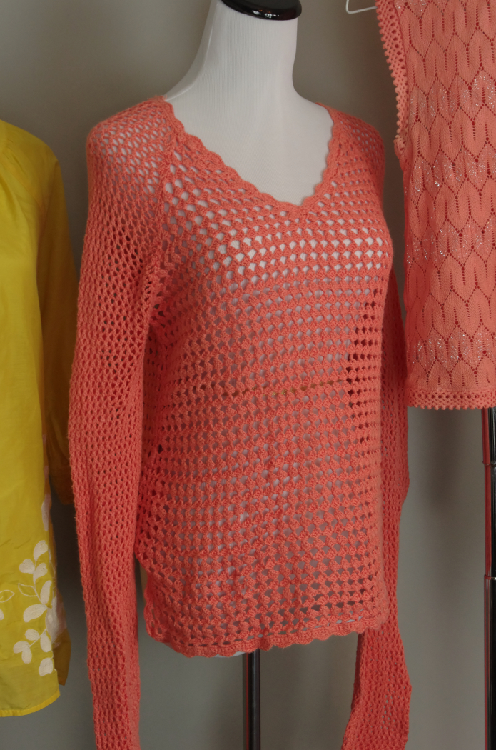 Collection of Women's Vintage Tops and Sweaters  in Pastels