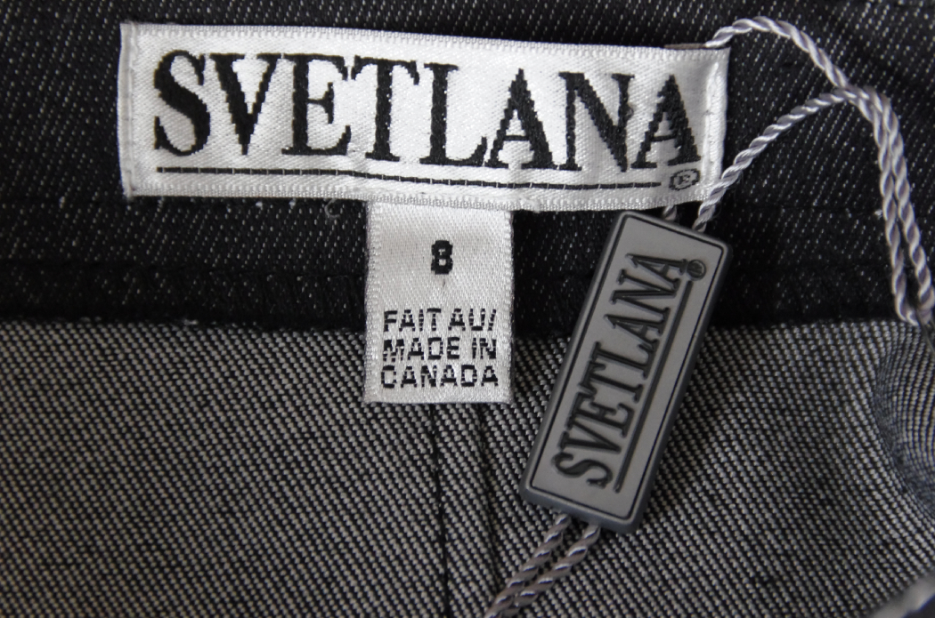 Designer Denim Outfit with Svetlana Skirt and Hot Kiss Jacket